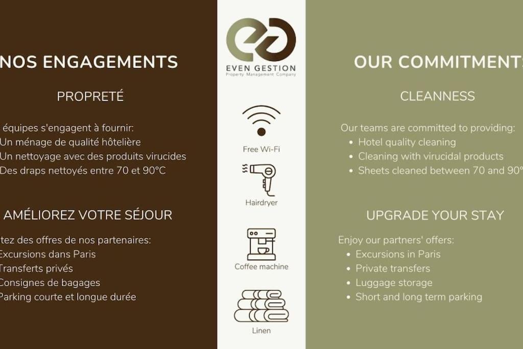 31.Appart 8Pers#3 Bedroom #Pere Lachaise #Nation باريس المظهر الخارجي الصورة